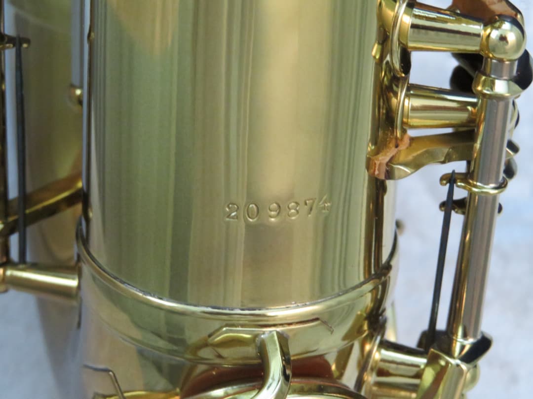 King Zephyr Alto Saxophone with Art Deco 1930's Serial #209874