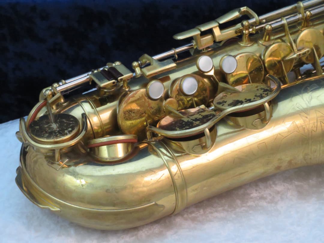 King Zephyr Alto Saxophone with Art Deco 1930's Serial #179693