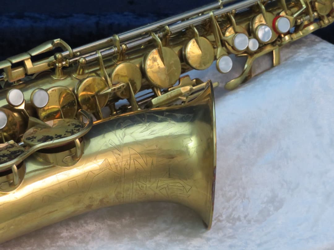 King Zephyr Alto Saxophone with Art Deco 1930's Serial #179693