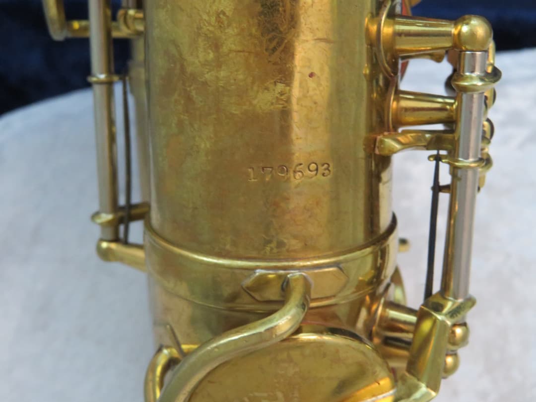 King Zephyr Alto Saxophone with Art Deco 1930's Serial #179693