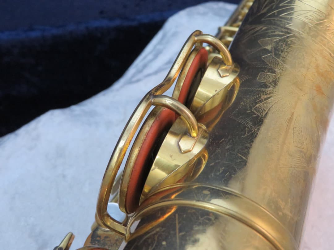 King Zephyr Alto Saxophone with Art Deco 1930's Serial #179693