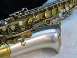 King Super 20 Silversonic Two Tone Alto Saxophone 1960's Serial #408685 King Super 20 Silversonic Two Tone Alto Saxophone 1960's Serial #408685
