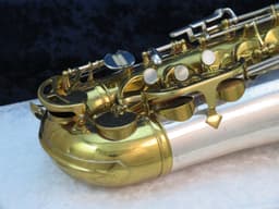 King Super 20 Silversonic Two Tone Alto Saxophone 1960's Serial #408685 King Super 20 Silversonic Two Tone Alto Saxophone 1960's Serial #408685