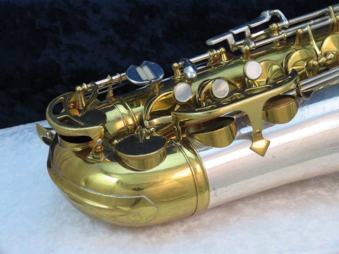 King Super 20 Silversonic Two Tone Alto Saxophone 1960's Serial #408685