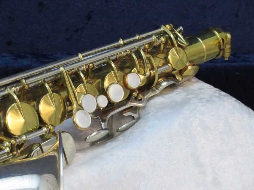 King Super 20 Silversonic Two Tone Alto Saxophone 1960's Serial #408685
