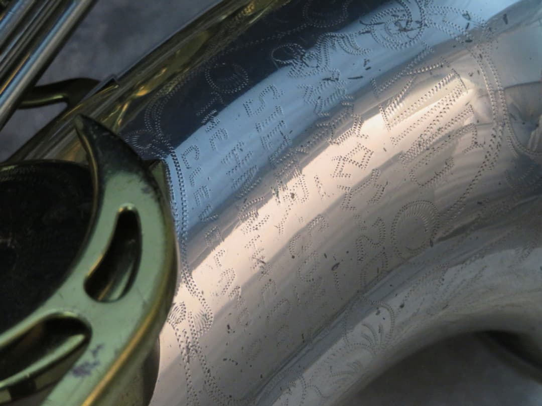 King Super 20 Silversonic Two Tone Alto Saxophone 1960's Serial #408685