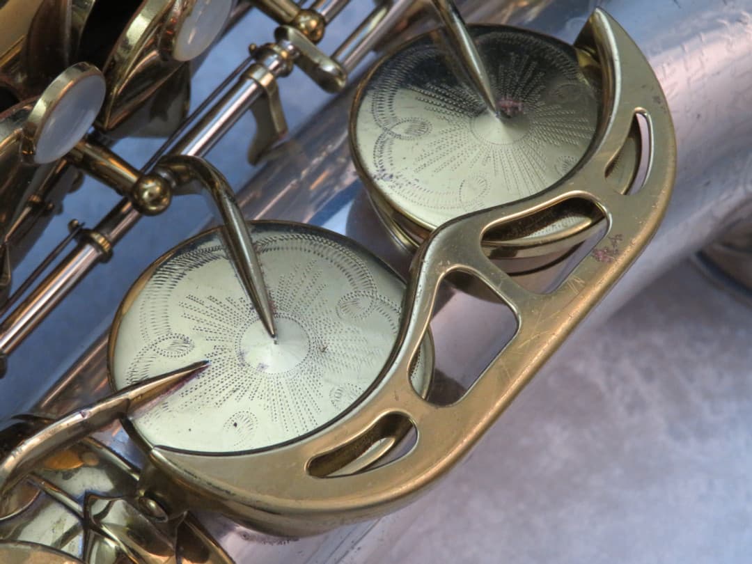 King Super 20 Silversonic Two Tone Alto Saxophone 1960's Serial #408685