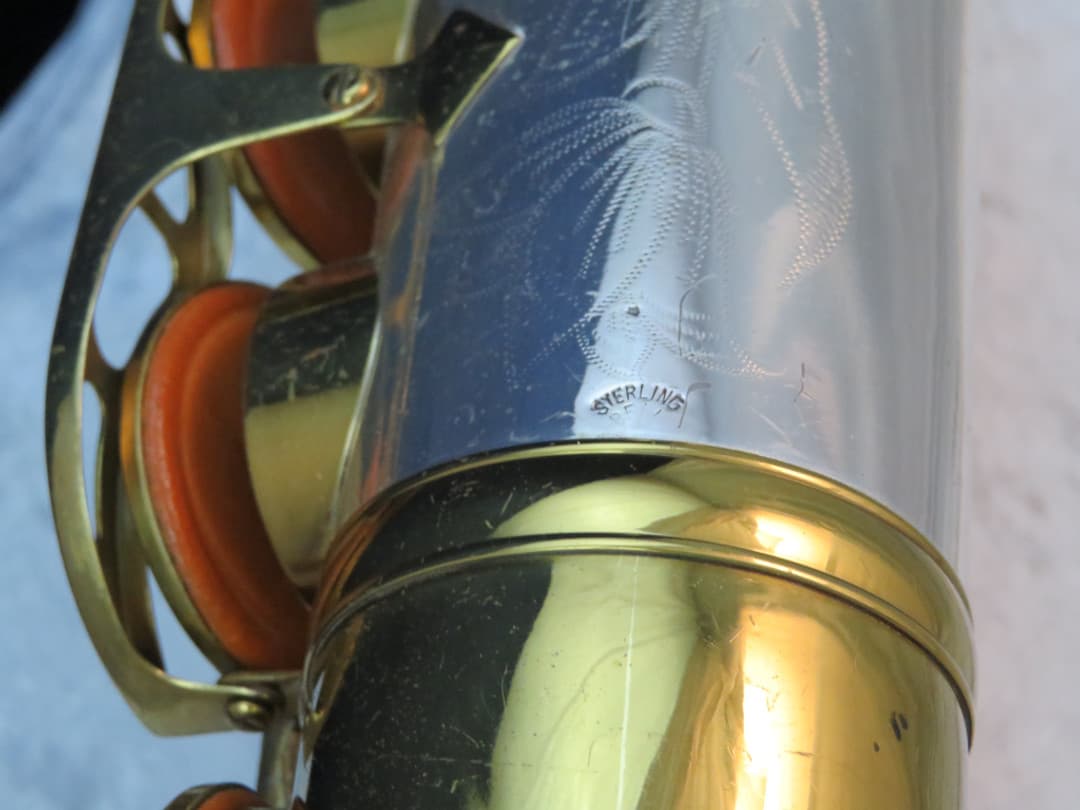 King Super 20 Silversonic Two Tone Alto Saxophone 1960's Serial #408685