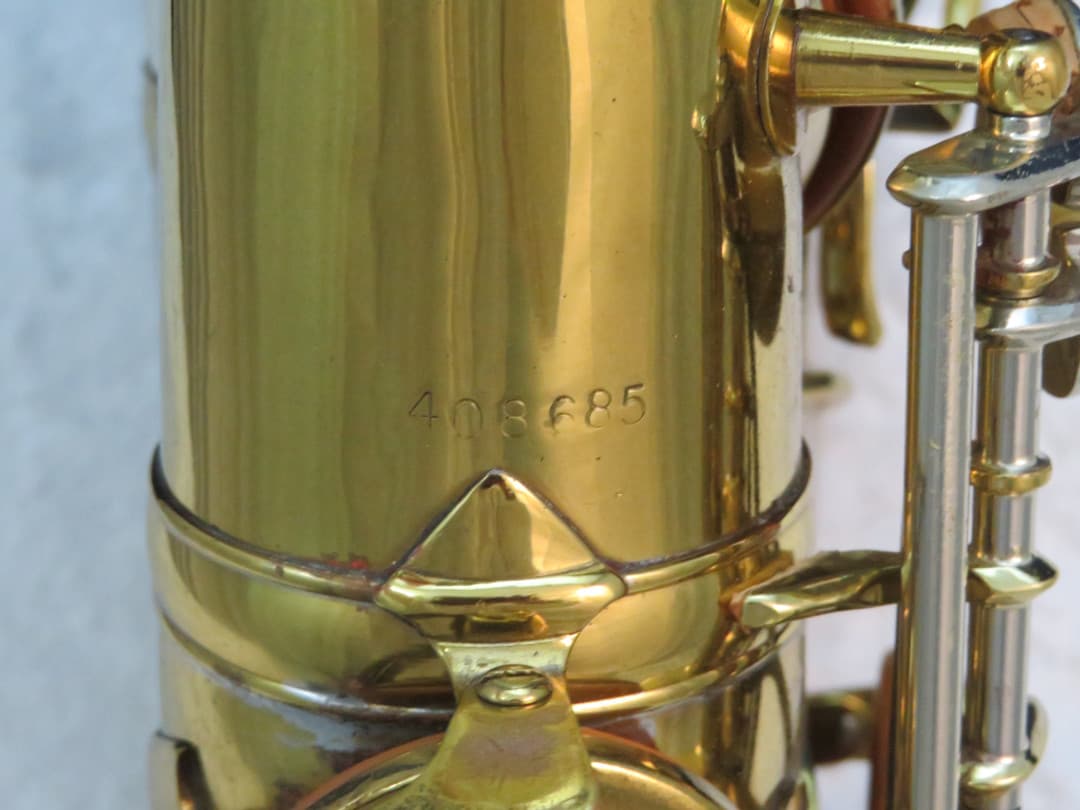King Super 20 Silversonic Two Tone Alto Saxophone 1960's Serial #408685