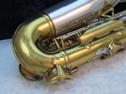 King Super 20 Silversonic Two Tone Alto Saxophone 1960's Serial #408685 King Super 20 Silversonic Two Tone Alto Saxophone 1960's Serial #408685