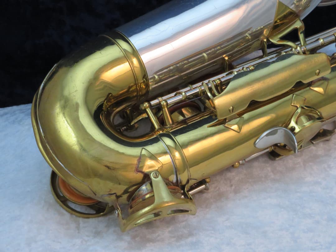 King Super 20 Silversonic Two Tone Alto Saxophone 1960's Serial #408685