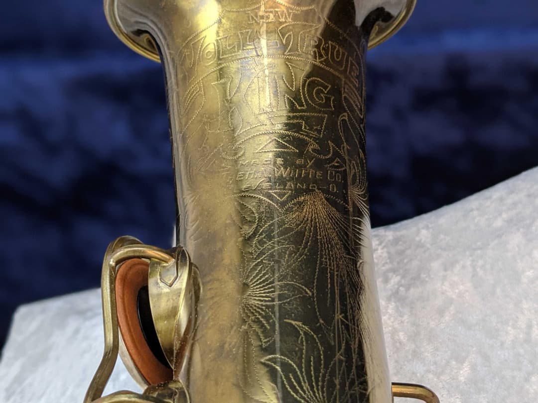 King New Voll-True Alto Saxophone 1930's Serial #145361