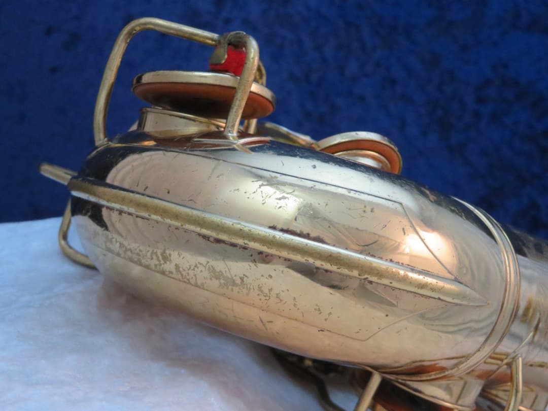 C.G. Conn Connqueror 26M VIII Alto Saxophone with Naked Lady 1937 Serial #279868