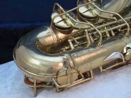 C.G. Conn Connqueror 26M VIII Alto Saxophone with Naked Lady 1937 Serial #279868 C.G. Conn Connqueror 26M VIII Alto Saxophone with Naked Lady 1937 Serial #279868