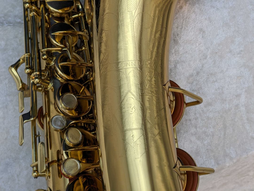 C.G. Conn 6M VIII Alto Saxophone with Naked Lady 1937 Serial #279992