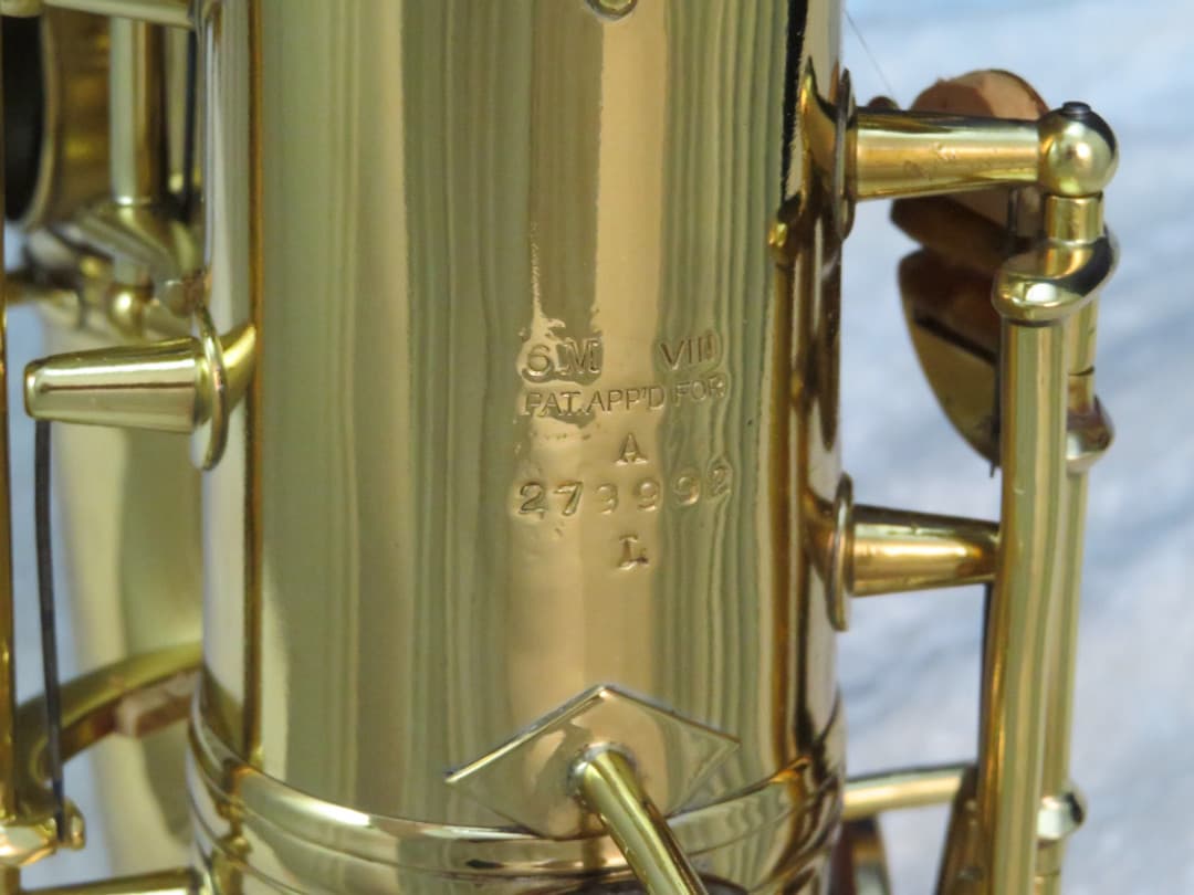 C.G. Conn 6M VIII Alto Saxophone with Naked Lady 1937 Serial #279992