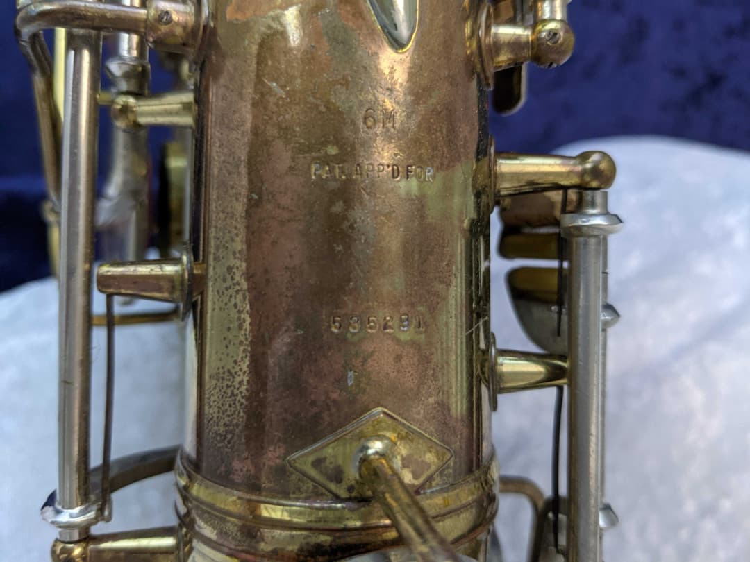 C.G. Conn 6M Alto Saxophone with Naked Lady 1955 Serial #535291