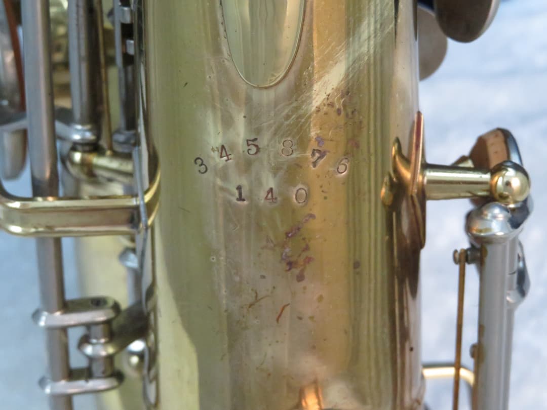 Buescher Aristocrat 140 Alto Saxophone 1951 Serial #345876