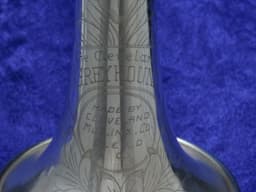 Cleveland The Cleveland Greyhound Silver Trumpet Serial #C28802 Cleveland The Cleveland Greyhound Silver Trumpet Serial #C28802