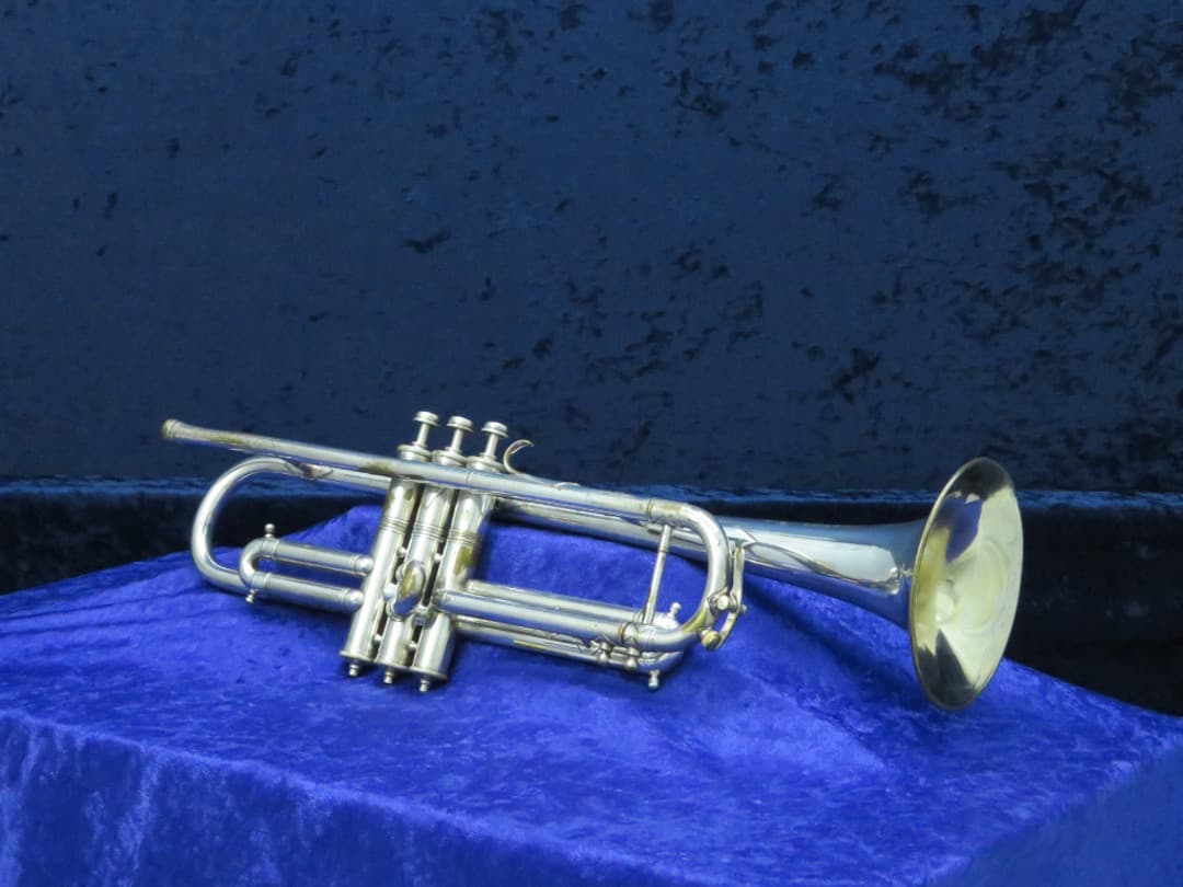 Kruspe German Silver Trumpet Serial#isi1762 Kruspe German Silver Trumpet Serial#isi1762