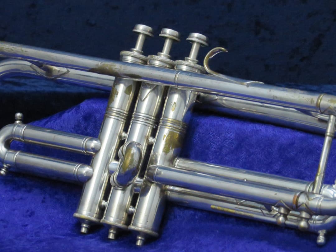 Kruspe German Silver Trumpet Serial#isi1762