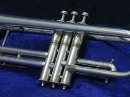 Kruspe German Silver Trumpet Serial#isi1762 Kruspe German Silver Trumpet Serial#isi1762