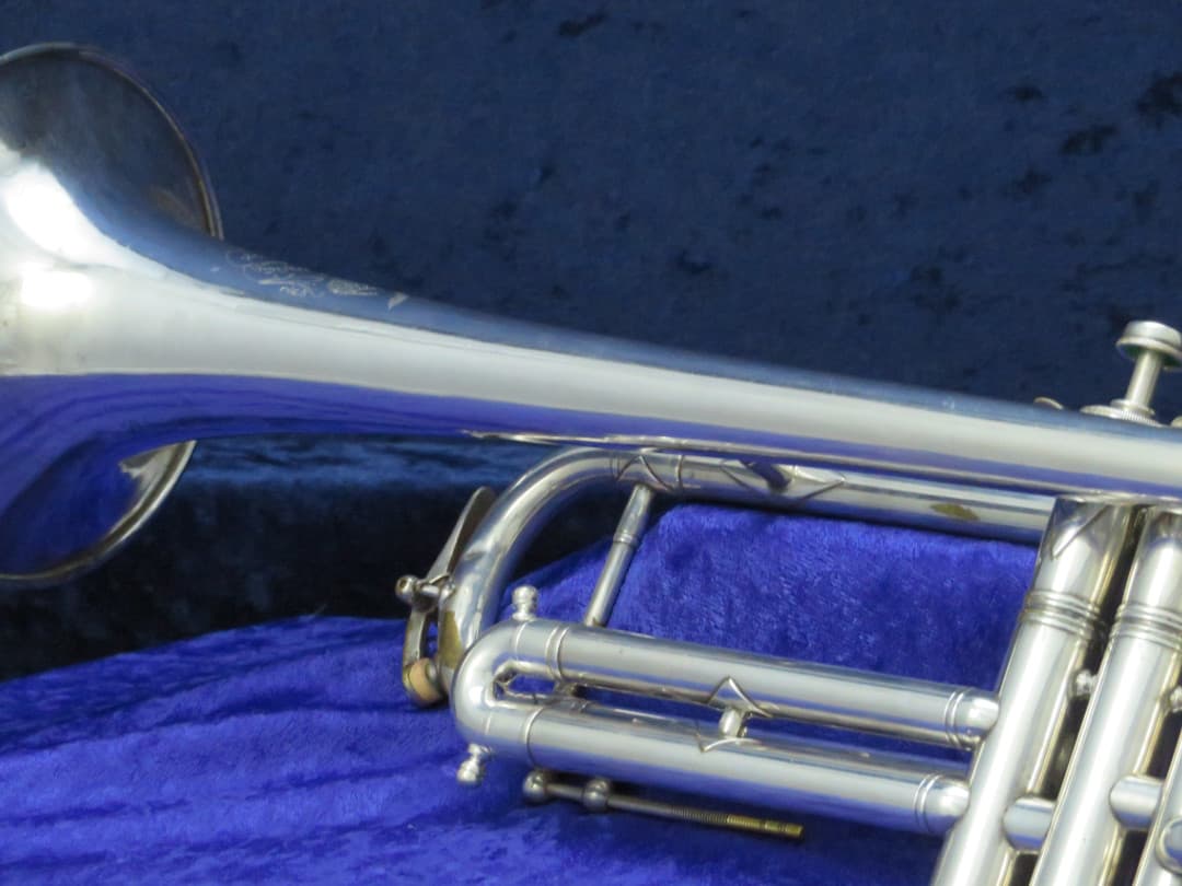 Kruspe German Silver Trumpet Serial#isi1762