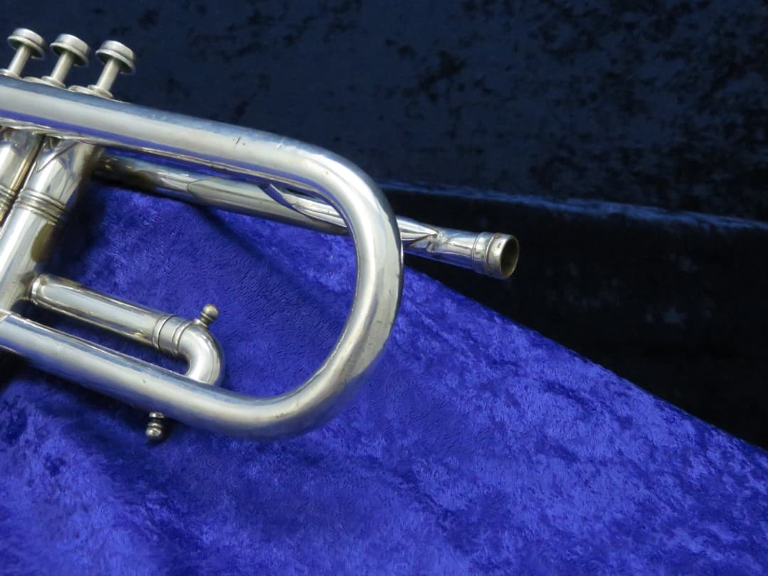 Kruspe German Silver Trumpet Serial#isi1762