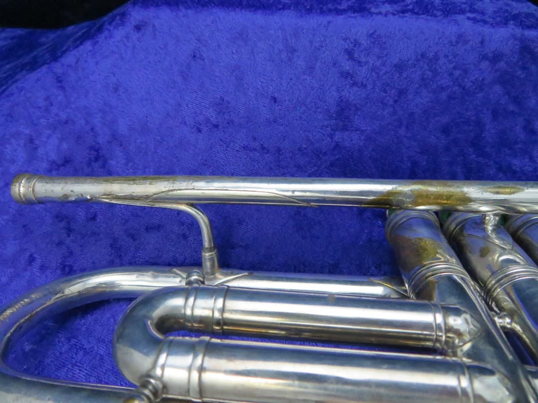 Kruspe German Silver Trumpet Serial#isi1762