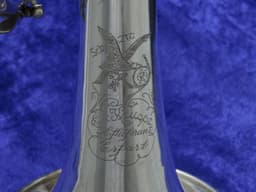 Kruspe German Silver Trumpet Serial#isi1762 Kruspe German Silver Trumpet Serial#isi1762