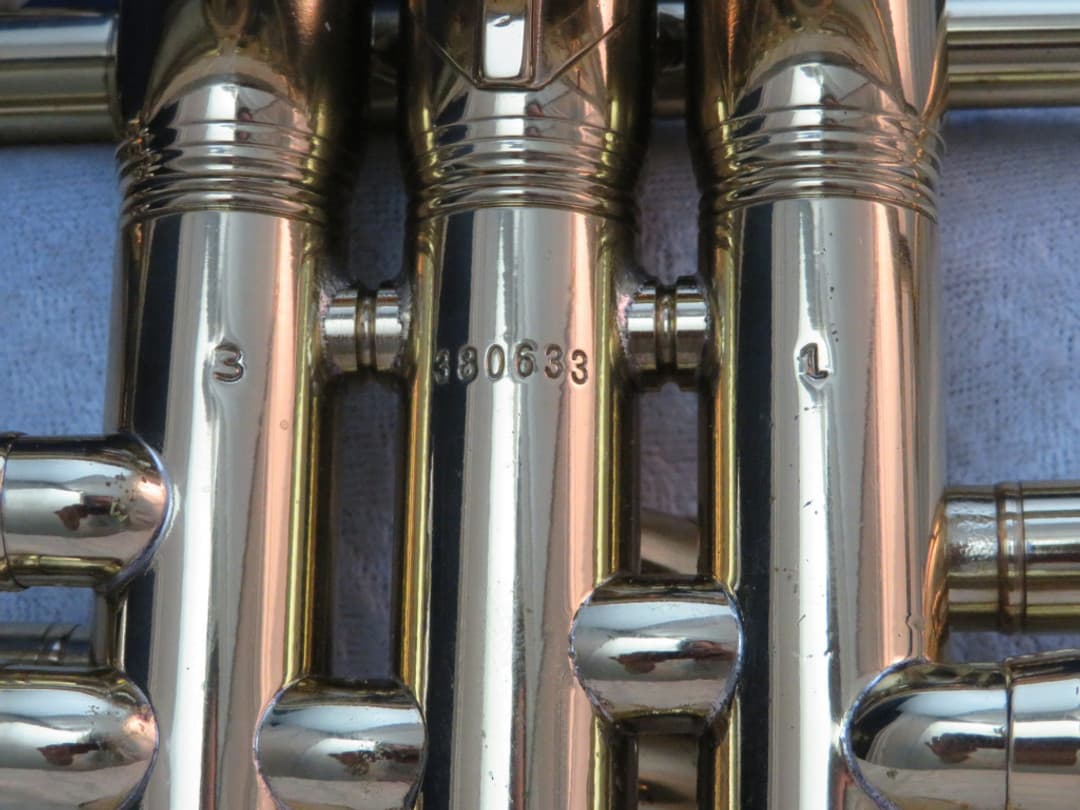 King Silversonic Two Tone Trumpet 1960's Serial #380633