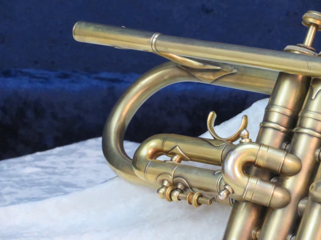 C.G. Conn 2B New World Symphony Gold Plated Trumpet 1927 Serial #250432