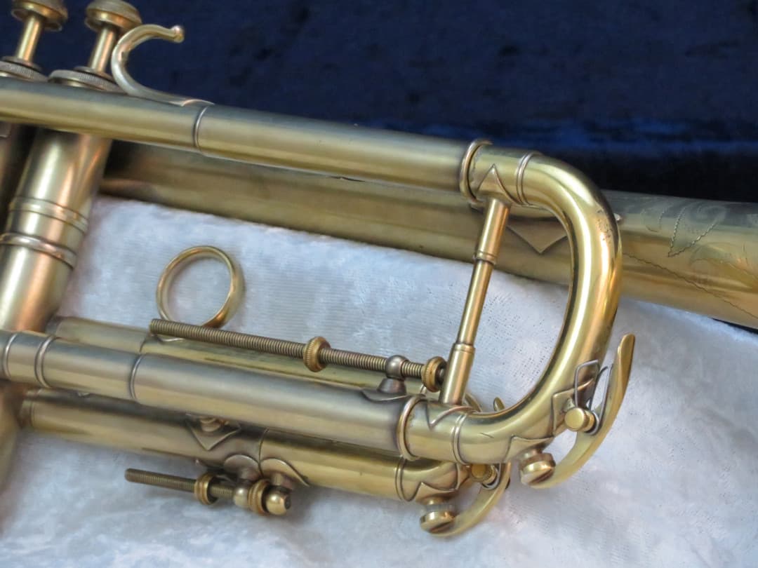 C.G. Conn 2B New World Symphony Gold Plated Trumpet 1927 Serial #250432