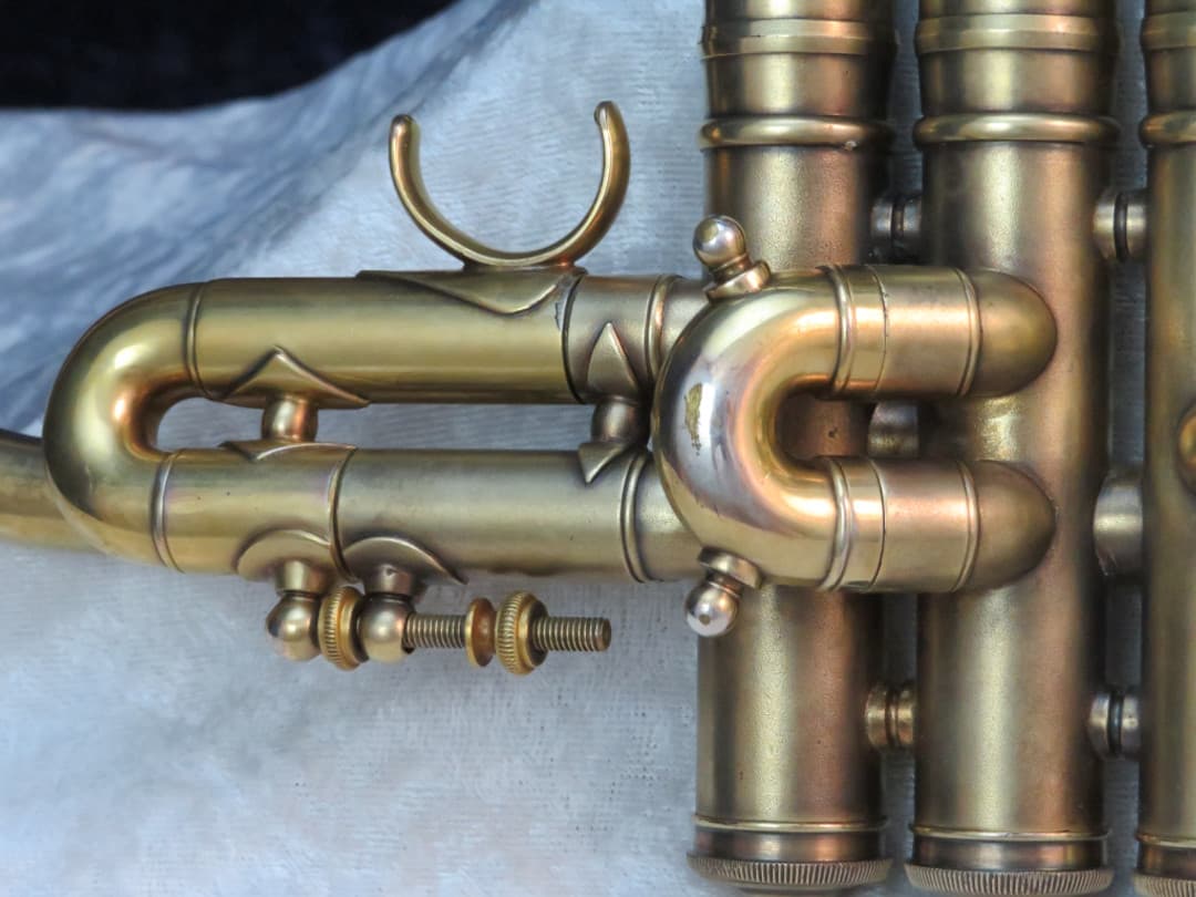 C.G. Conn 2B New World Symphony Gold Plated Trumpet 1927 Serial #250432