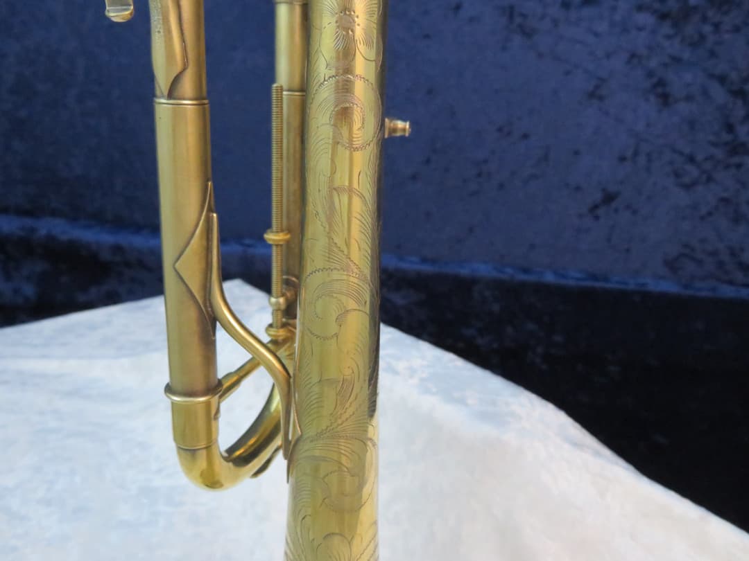 C.G. Conn 2B New World Symphony Gold Plated Trumpet 1927 Serial #250432