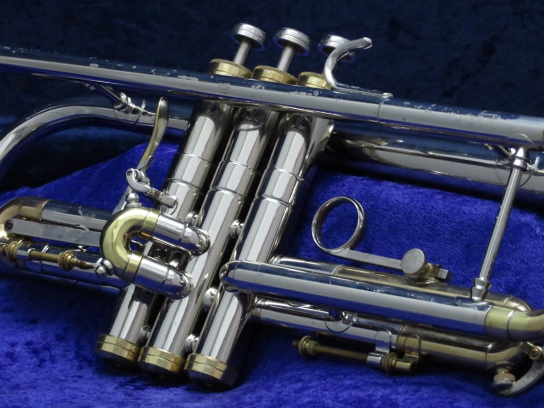C.G. Conn Connstellation Late Model 38B Nickel Silver Trumpet 1968 Serial #L78418