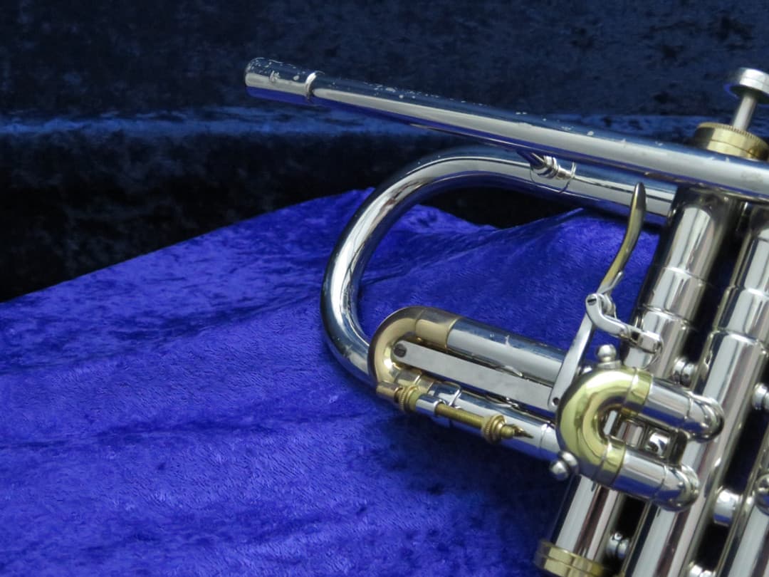 C.G. Conn Connstellation Late Model 38B Nickel Silver Trumpet 1968 Serial #L78418