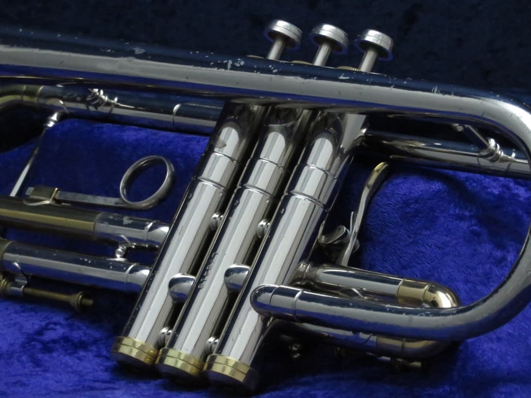 C.G. Conn Connstellation Late Model 38B Nickel Silver Trumpet 1968 Serial #L78418
