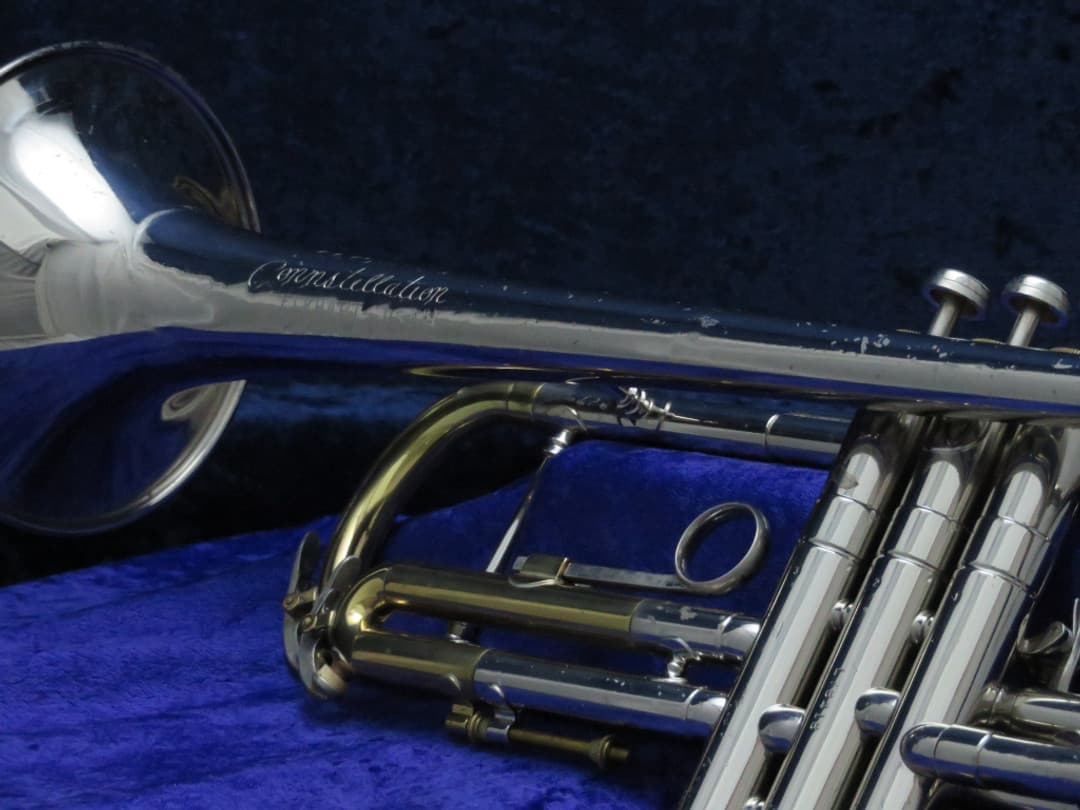 C.G. Conn Connstellation Late Model 38B Nickel Silver Trumpet 1968 Serial #L78418