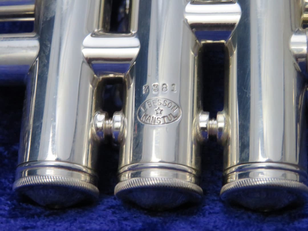 Besson Meha Paris-France Grands Prix Silver Trumpet Serial #3381