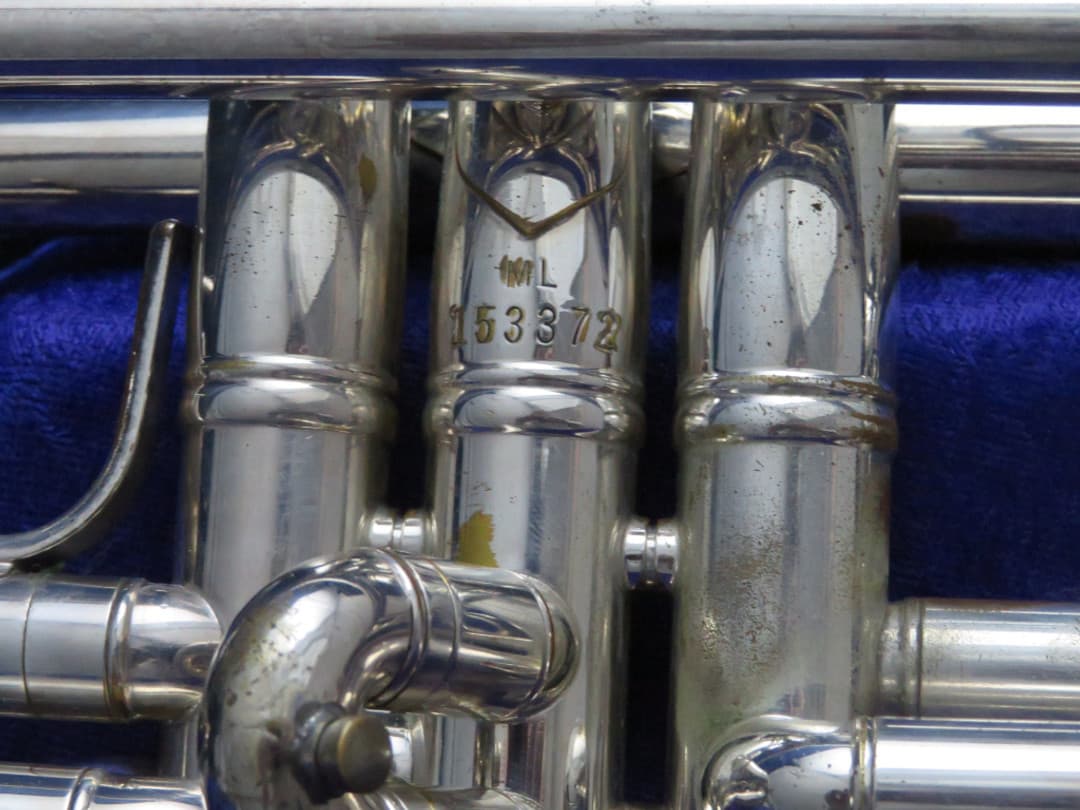 Bach Stradivarius Model 37 Silver Trumpet 1978 Serial #153372
