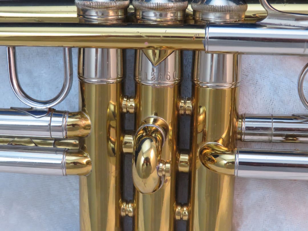 Bach Stradivarius Model 304 Two Tone Eb Trumpet 1970's Serial #115660