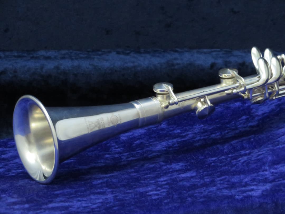 Pair of Selmer Depose Metal Bb & A Soprano Clarinets Serial #3357 & #3321