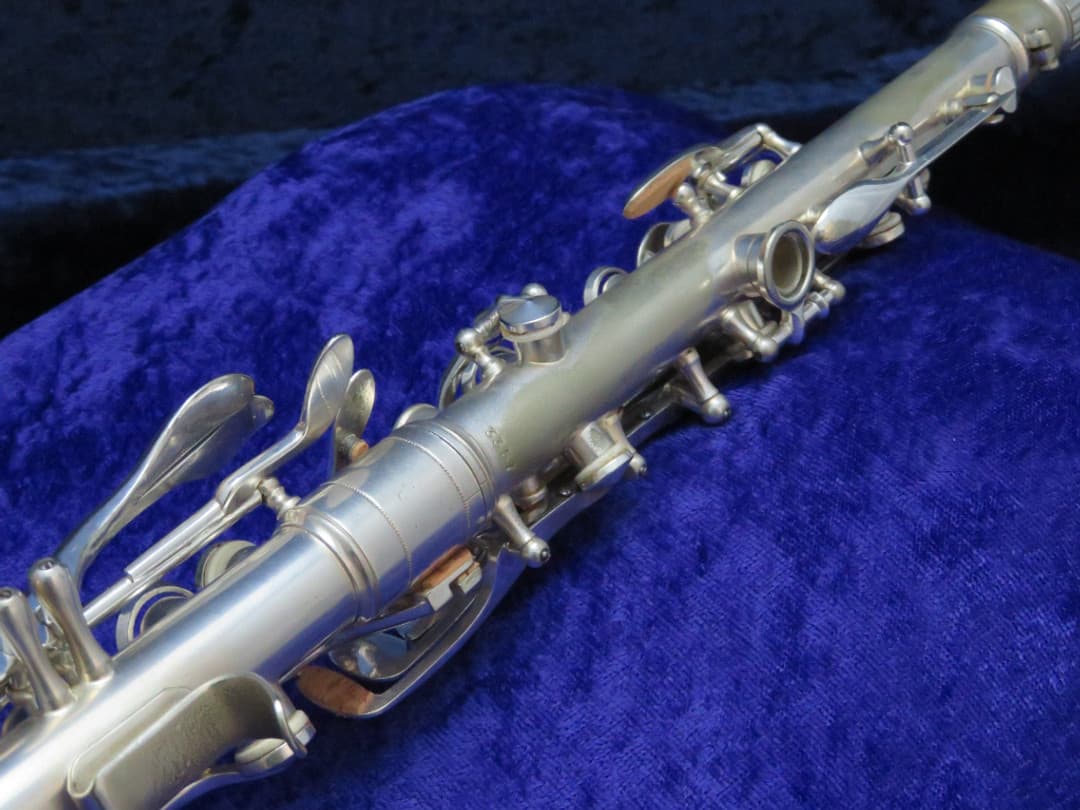 Pair of Selmer Depose Metal Bb & A Soprano Clarinets Serial #3357 & #3321