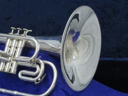 Kanstul Custom Class Silver Marching F Mellophone Serial #2258 Kanstul Custom Class Silver Marching F Mellophone Serial #2258