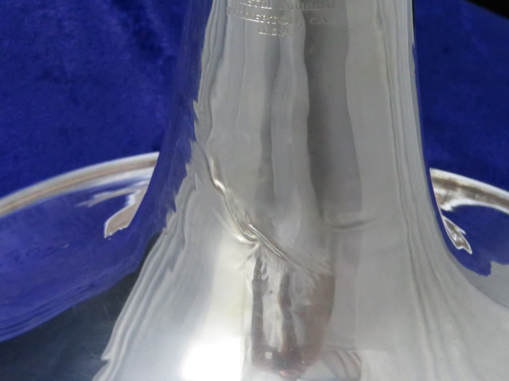 Kanstul Custom Class Silver Marching F Mellophone Serial #2258