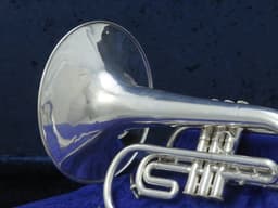 Kanstul Custom Class Silver Marching F Mellophone Serial #2258 Kanstul Custom Class Silver Marching F Mellophone Serial #2258