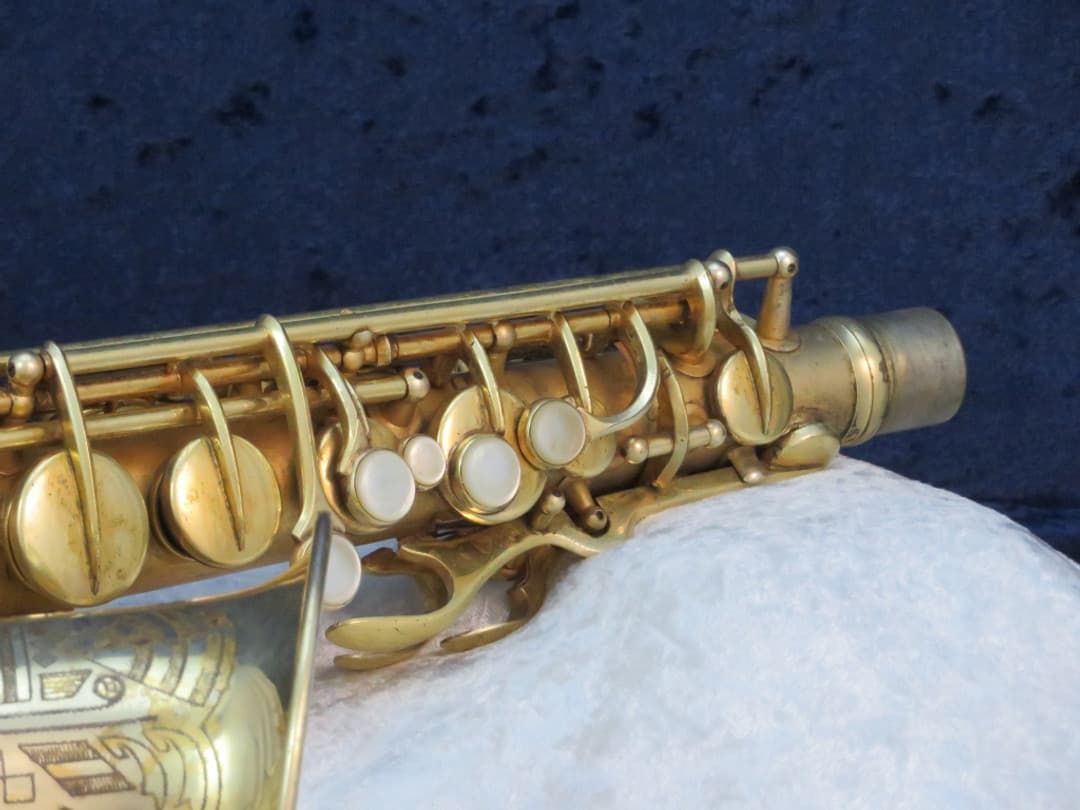 C.G. Conn Gold Plated Alto Saxophone with Art Deco 1931 Serial #M247220