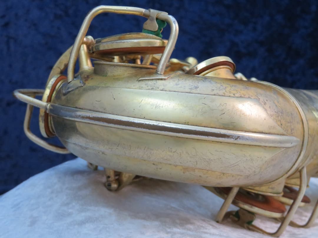 C.G. Conn Gold Plated Alto Saxophone with Art Deco 1931 Serial #M247220