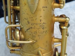 C.G. Conn Gold Plated Alto Saxophone with Art Deco 1931 Serial #M247220 C.G. Conn Gold Plated Alto Saxophone with Art Deco 1931 Serial #M247220